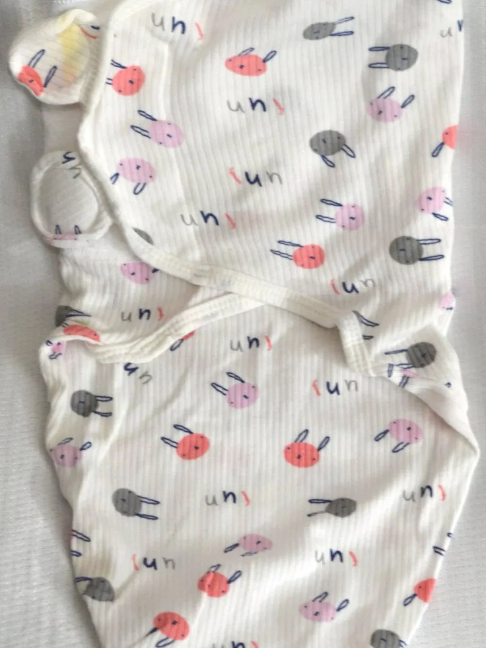 Baby Swaddle Wrap, Pink & Gray Animal Print, approx.0-3M